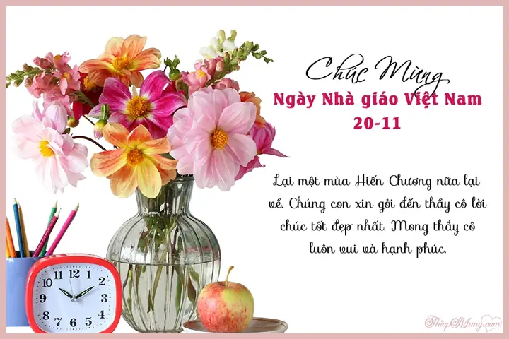 Tuyển Tập Lời Chúc 20/11 Hay, Ý Nghĩa Nhất Dành Tặng Thầy Cô Nhân Ngày Nhà Giáo Việt Nam