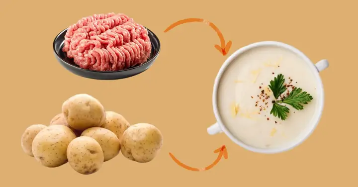 Cháo Thịt Heo Khoai Tây Cho Bé Ăn Dặm: Công Thức Chuẩn & Lợi Ích Dinh Dưỡng