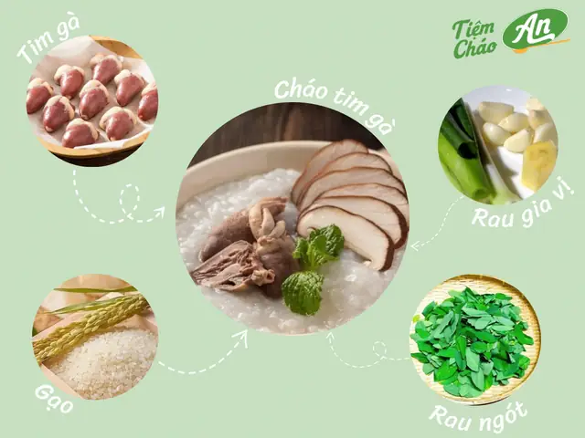 Cháo Tim Gà Nấu Với Rau Gì Cho Bé Ăn Dặm Ngon, Đủ Chất Cháo Tim Gà Nấu Với Rau Gì Cho Bé Ăn Dặm Ngon, Đủ Chất