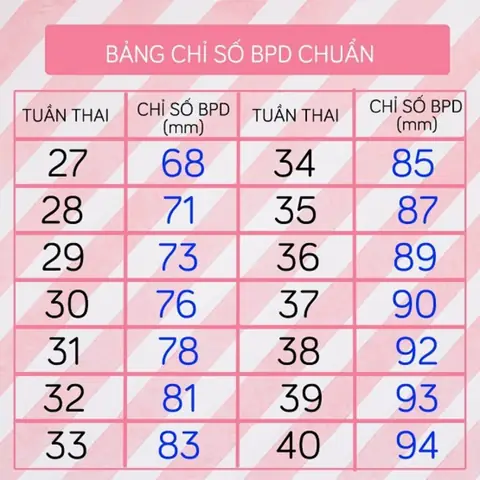 Chỉ Số Đường Kính Lưỡng Đỉnh (bpd) Theo Tuần Thai: Hướng Dẫn Chi Tiết Cho Mẹ Bầu Chỉ Số Đường Kính Lưỡng Đỉnh (bpd) Theo Tuần Thai: Hướng Dẫn Chi Tiết Cho Mẹ Bầu