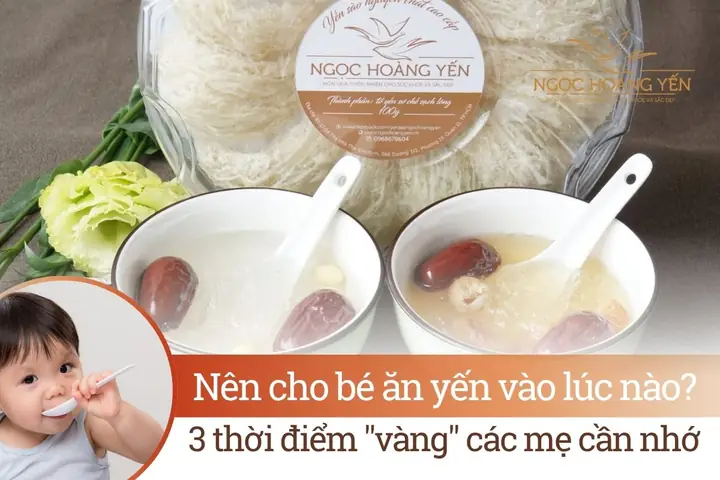 Cho Bé Ăn Yến Sào Khi Nào Tốt Nhất: Thời Điểm Vàng & Lưu Ý Quan Trọng Cho Bé Ăn Yến Sào Khi Nào Tốt Nhất: Thời Điểm Vàng & Lưu Ý Quan Trọng