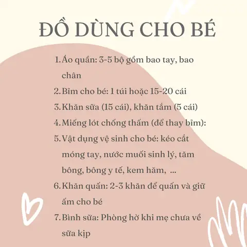 Chuẩn Bị Đồ Đi Sinh Cho Mẹ Và Bé: Danh Sách Chi Tiết & Kinh Nghiệm Quan Trọng