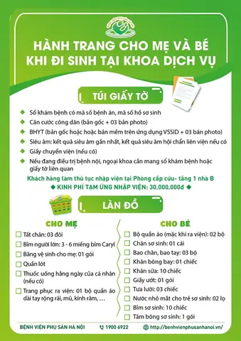 Chuẩn Bị Đồ Đi Sinh Đầy Đủ & Gọn Nhẹ Cho Mẹ & Bé: Danh Sách Chi Tiết Cần Thiết