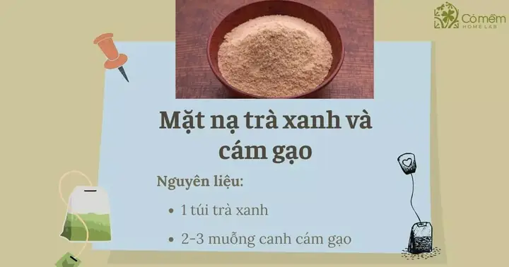 Khám Phá Công Dụng "vàng" Của Bột Trà Xanh Và Cám Gạo: Bí Quyết Làm Đẹp Da Toàn Diện