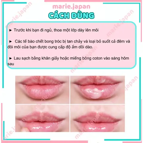Hé Lộ Toàn Diện Công Dụng Mặt Nạ Ngủ Môi Laneige: Bí Quyết Cho Đôi Môi Mịn Màng, Căng Mọng