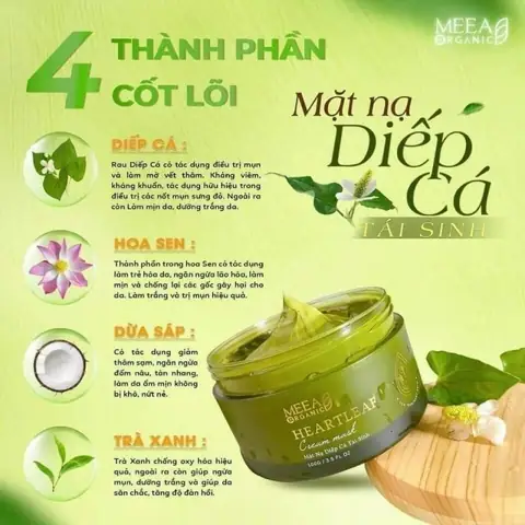 Công Dụng Mặt Nạ Diếp Cá: Trị Mụn, Giảm Thâm & Làm Dịu Da Hiệu Quả Công Dụng Mặt Nạ Diếp Cá: Trị Mụn, Giảm Thâm & Làm Dịu Da Hiệu Quả