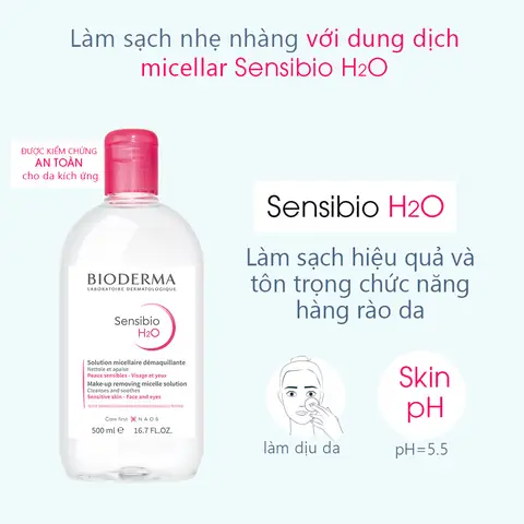 Công Dụng Nước Tẩy Trang Bioderma: Làm Sạch Sâu, Dịu Nhẹ Cho Mọi Loại Da Công Dụng Nước Tẩy Trang Bioderma: Làm Sạch Sâu, Dịu Nhẹ Cho Mọi Loại Da