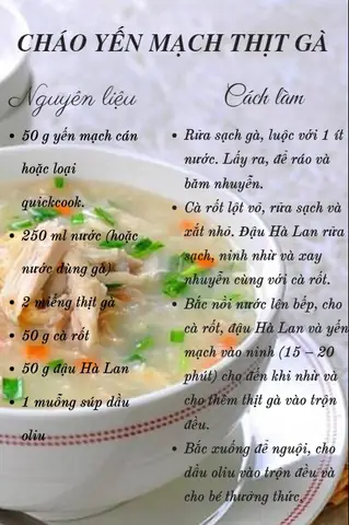 Công Thức Nấu Cháo Yến Mạch Cho Bé Ăn Dặm: Bí Quyết Tăng Cân, Khỏe Mạnh Công Thức Nấu Cháo Yến Mạch Cho Bé Ăn Dặm: Bí Quyết Tăng Cân, Khỏe Mạnh