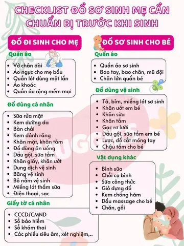 Danh Sách Đồ Sơ Sinh Cần Thiết: Chuẩn Bị Đầy Đủ, Tiết Kiệm Cho Bé Yêu