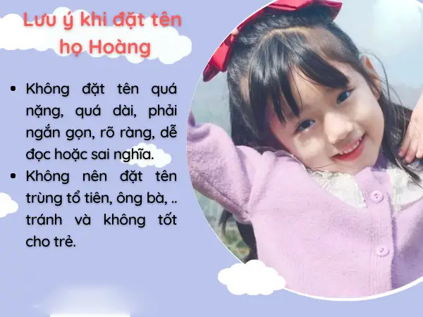 Đặt Tên Con Gái Họ Hoàng: Gợi Ý Tên Hay, Ý Nghĩa, Mang Lại May Mắn Và Bình An Đặt Tên Con Gái Họ Hoàng: Gợi Ý Tên Hay, Ý Nghĩa, Mang Lại May Mắn Và Bình An