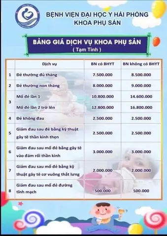 Bảng Giá Dịch Vụ Đẻ & Chọn Gói Sinh Sản Tại Bệnh Viện Phụ Sản Hải Dương Bảng Giá Dịch Vụ Đẻ & Chọn Gói Sinh Sản Tại Bệnh Viện Phụ Sản Hải Dương