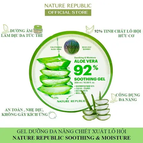 Gel Lô Hội Nature Republic Giá Bao Nhiêu? Giá Mua Chính Hãng, Review & Công Dụng