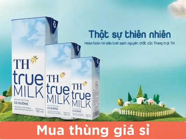 Giá 1 Thùng Sữa Th True Milk 180ml Bao Nhiêu? Cập Nhật Mới Nhất & So Sánh Các Loại