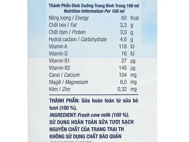 Giá Sữa Th True Milk Không Đường 1 Lít Bao Nhiêu? Ưu Điểm & Nơi Mua Tốt Nhất Giá Sữa Th True Milk Không Đường 1 Lít Bao Nhiêu? Ưu Điểm & Nơi Mua Tốt Nhất