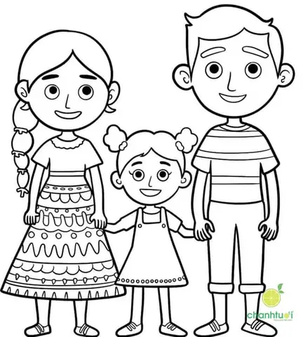 Trọn Bộ Hình Ảnh Gia Đình Tô Màu Đẹp Nhất Cho Bé (miễn Phí Tải Về) | Ý Nghĩa & Đa Dạng