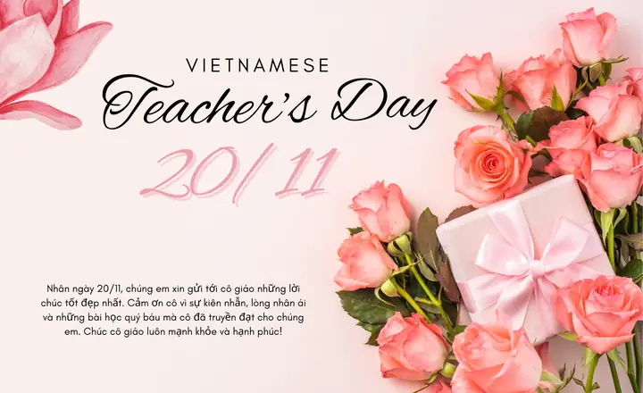 Gợi Ý Hoa & Lời Chúc 20/11: Tuyệt Chiêu Tri Ân Thầy Cô Ấn Tượng