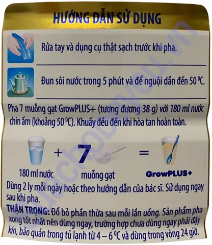 Hướng Dẫn Cách Pha Sữa Grow Plus Đỏ Nutifood Chuẩn, Đúng Tỷ Lệ Cho Bé Hướng Dẫn Cách Pha Sữa Grow Plus Đỏ Nutifood Chuẩn, Đúng Tỷ Lệ Cho Bé