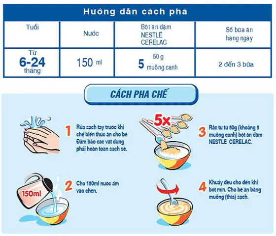 Hướng Dẫn Pha Bột Lắc Sữa Nestle Chuẩn Vị, Dinh Dưỡng Cho Bé
