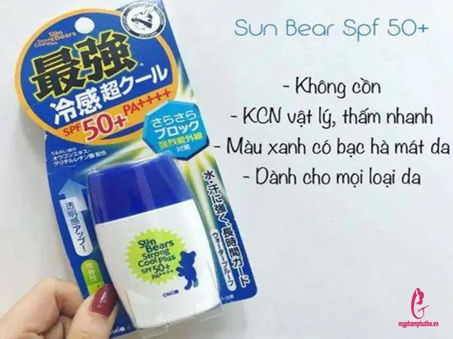 Kem Chống Nắng Omi Sun Bears Nhật Bản: Review, Thành Phần & Công Dụng Chi Tiết