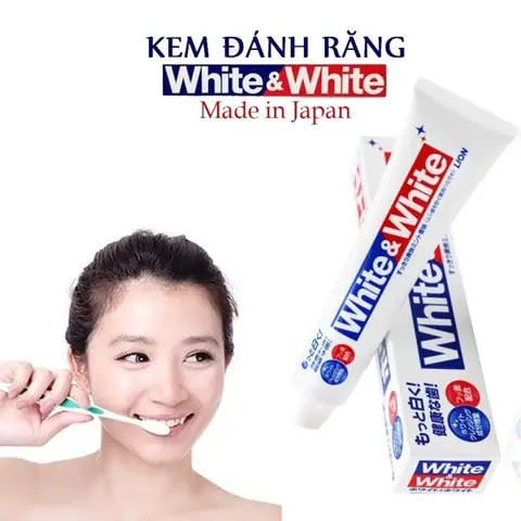 Kem Đánh Răng White & White Lion Nhật Bản: Trắng Răng, Thơm Miệng Hiệu Quả Kem Đánh Răng White & White Lion Nhật Bản: Trắng Răng, Thơm Miệng Hiệu Quả