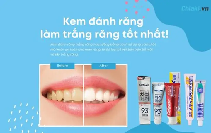 Kem Đánh Răng Trắng Răng Tốt Nhất Hiện Nay: Top 10+ Sản Phẩm Được Tin Dùng 2026 Kem Đánh Răng Trắng Răng Tốt Nhất Hiện Nay: Top 10+ Sản Phẩm Được Tin Dùng 2026