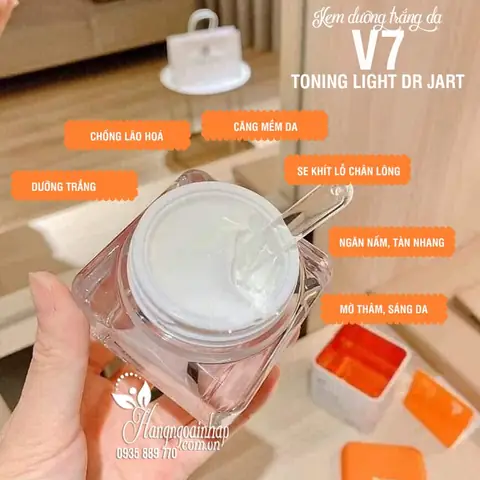 Kem Dưỡng Da V7 Hàn Quốc Dr.jart+: Nâng Tông, Dưỡng Trắng & Mờ Thâm Nám Hiệu Quả