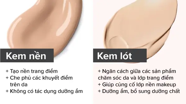 Kem Lót Và Kem Nền Khác Nhau Thế Nào? Hướng Dẫn Chọn Đúng Sản Phẩm Cho Lớp Nền Hoàn Hảo