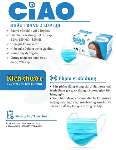 Khẩu Trang Ciao Có Tốt Không? Đánh Giá Chi Tiết Chất Lượng & Công Dụng