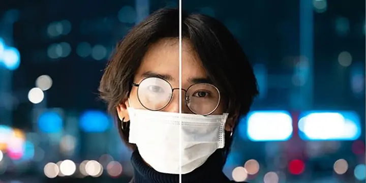 Khẩu Trang Cho Người Đeo Kính: Bí Quyết Thoải Mái, Không Mờ Kính