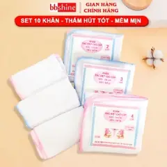 Kích Thước Khăn Sữa Cho Bé: Chọn Chuẩn, Dùng Hay Cho Mọi Giai Đoạn