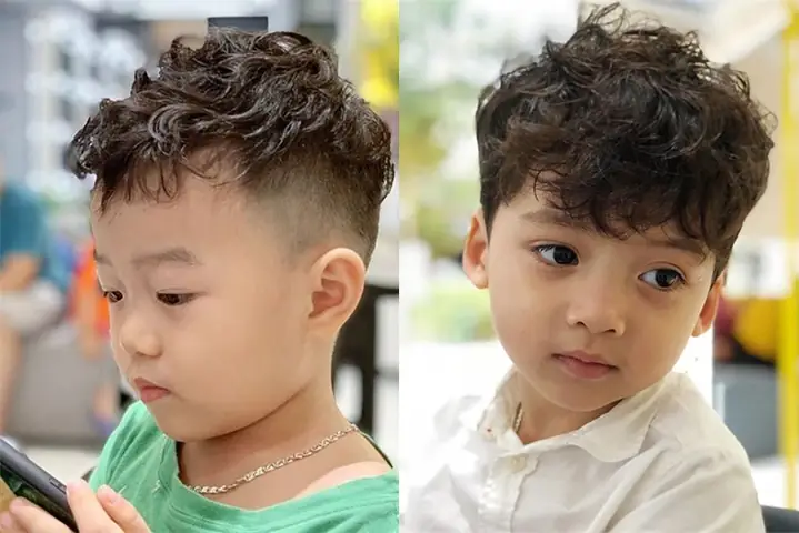 15+ Kiểu Tóc Đẹp Cho Bé Trai Mặt Tròn Giúp Con Tự Tin & Sành Điệu