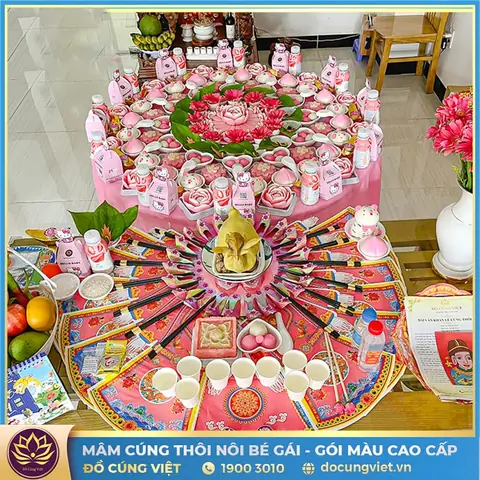 Hướng Dẫn Lễ Cúng Thôi Nôi Đơn Giản Cho Bé Gái: Chuẩn Bị Mâm Cúng & Văn Khấn Chi Tiết Hướng Dẫn Lễ Cúng Thôi Nôi Đơn Giản Cho Bé Gái: Chuẩn Bị Mâm Cúng & Văn Khấn Chi Tiết
