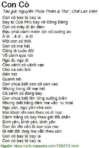 Lời Bài Hát Con Cò Mày Đi Ăn Đêm: Tìm Hiểu Chi Tiết & Ý Nghĩa Sâu Sắc