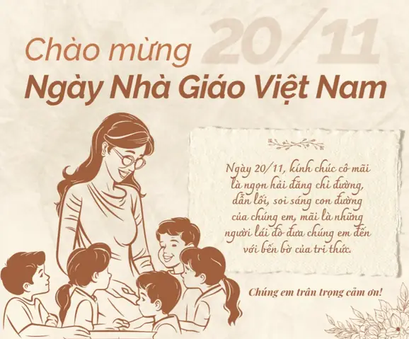 Tổng Hợp 100+ Lời Chúc 20/11 Ý Nghĩa, Ngắn Gọn, Xúc Tích Dành Tặng Thầy Cô