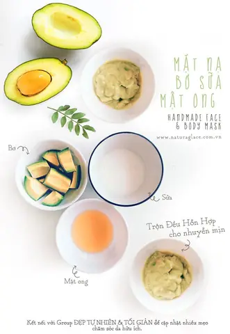 Mặt Nạ Bơ Mật Ong Sữa Tươi: Công Thức Chuẩn, Dưỡng Da Sáng Mịn, Mềm Mại Tức Thì