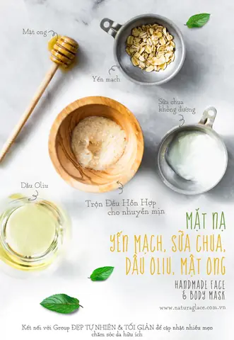Mặt Nạ Dầu Oliu Sữa Chua: Bí Quyết Da Sáng Mịn, Chống Lão Hóa Tại Nhà Mặt Nạ Dầu Oliu Sữa Chua: Bí Quyết Da Sáng Mịn, Chống Lão Hóa Tại Nhà