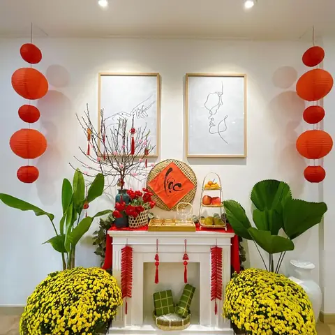 99+ Mẫu Trang Trí Nhà Ngày Tết 2026 Đẹp, Đơn Giản, Đón May Mắn - Ý Tưởng Trang Hoàng Ấn Tượng Cho Mọi Không Gian