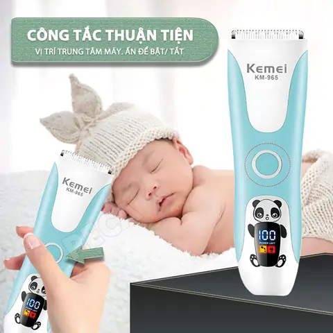 Máy Cắt Tóc Cho Trẻ Sơ Sinh: Chọn Loại Nào An Toàn & Êm Ái Nhất?