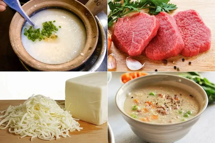 12+ Cách Nấu Cháo Thịt Bò Phô Mai Cho Bé Thơm Ngon, Bổ Dưỡng Dễ Làm