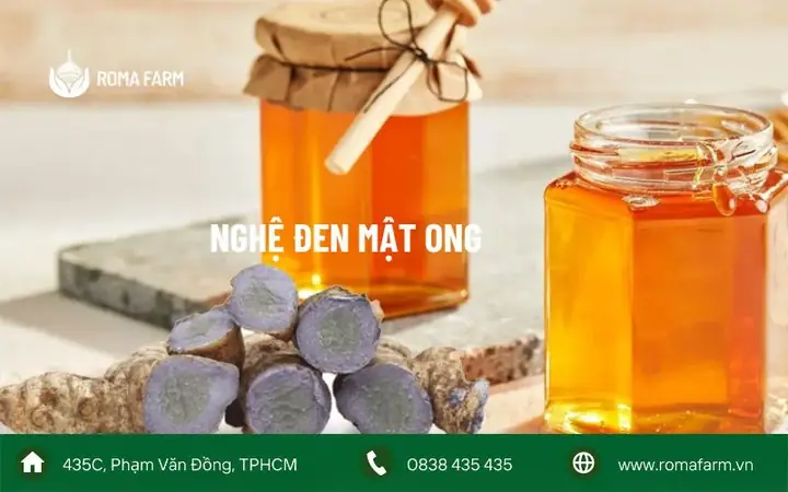 Nghệ Đen Ngâm Mật Ong: Tác Dụng Bất Ngờ Cho Sức Khỏe & Cách Dùng Hiệu Quả