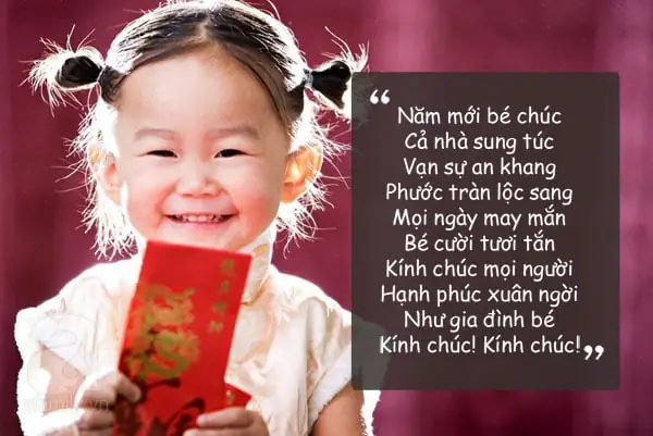 100+ Lời Chúc Tết Hay Nhất Dành Cho Bé Năm Mới Ấm Áp, Ngắn Gọn, Dễ Nhớ