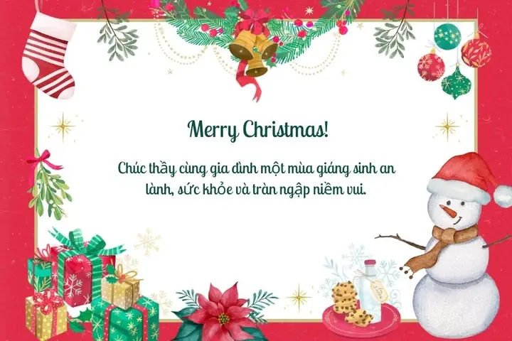 Tổng Hợp Lời Chúc Giáng Sinh Hay, Ý Nghĩa Dành Cho Thầy Cô Giáo