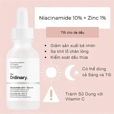 Cách Dùng Tinh Chất The Ordinary Niacinamide 10% + Zinc 1%: Hướng Dẫn Chi Tiết Cho Da Mụn & Lỗ Chân Lông To