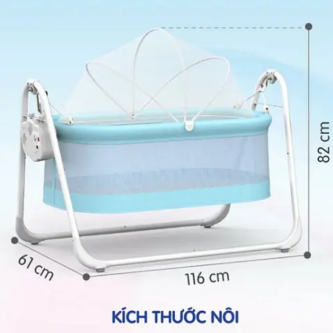Nôi Đưa Tự Động Cho Bé: Trải Nghiệm Giấc Ngủ Êm Ái Cho Con Yêu