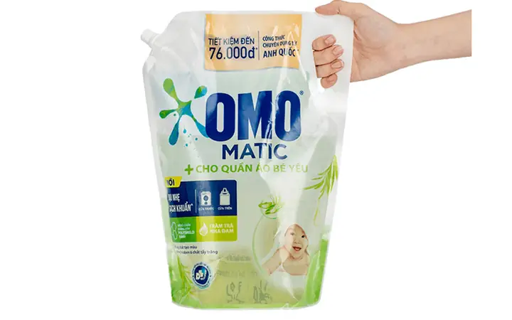 Nước Giặt Omo Cho Bé: An Toàn, Dịu Nhẹ, Sạch Khuẩn Vượt Trội