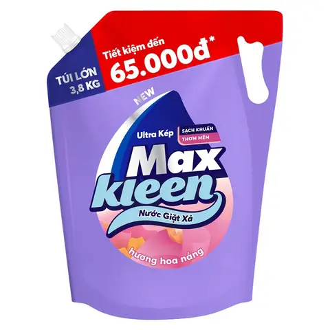 Nước Giặt Xả Maxkleen Hương Hoa Nắng: Đánh Bay Vết Bẩn, Lưu Hương Thơm Mát Nước Giặt Xả Maxkleen Hương Hoa Nắng: Đánh Bay Vết Bẩn, Lưu Hương Thơm Mát