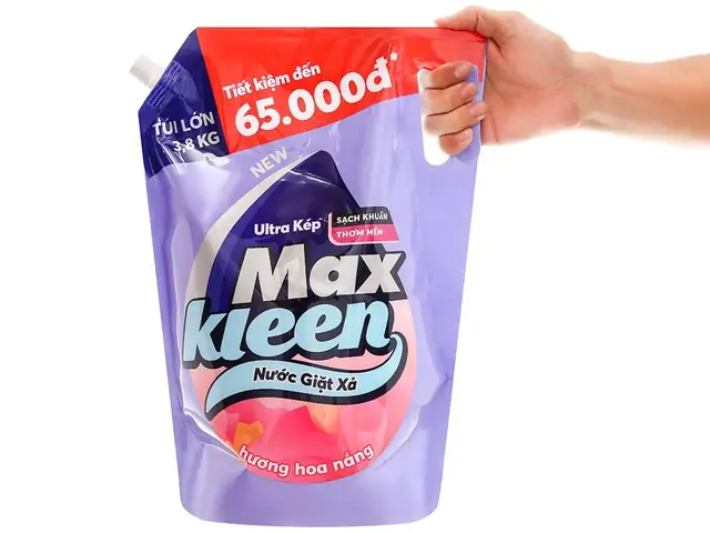 Nước Giặt Xả Maxkleen Hương Hoa Nắng: Đánh Bay Vết Bẩn, Lưu Hương Thơm Mát Nước Giặt Xả Maxkleen Hương Hoa Nắng: Đánh Bay Vết Bẩn, Lưu Hương Thơm Mát