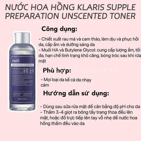 Nước Hoa Hồng Klairs Cho Da Dầu: Bí Quyết Kiểm Soát Dầu, Se Khít Lỗ Chân Lông & Dưỡng Ẩm Nước Hoa Hồng Klairs Cho Da Dầu: Bí Quyết Kiểm Soát Dầu, Se Khít Lỗ Chân Lông & Dưỡng Ẩm