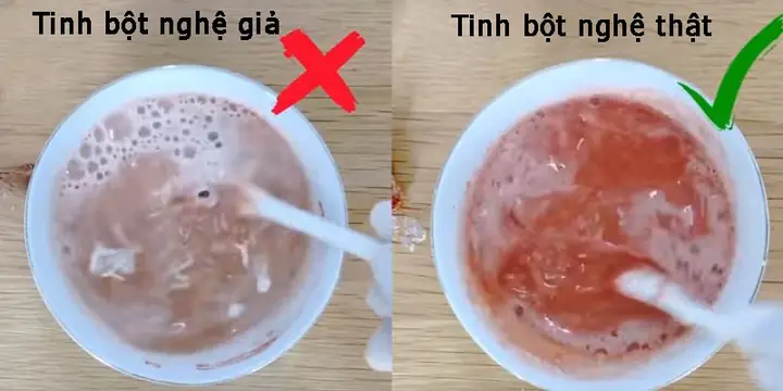 Hướng Dẫn Phân Biệt Tinh Bột Nghệ Thật Và Giả: Đừng Tiền Mất Tật Mang!
