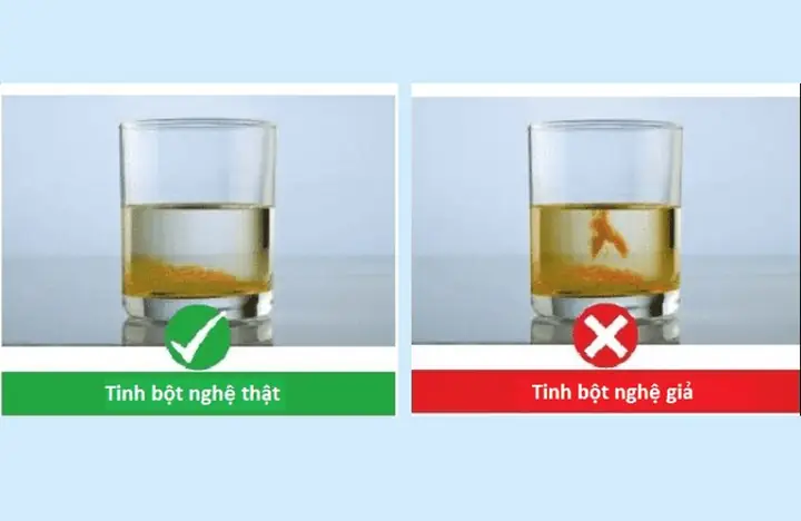 Hướng Dẫn Chi Tiết Cách Phân Biệt Tinh Bột Nghệ Thật Và Giả Tại Nhà